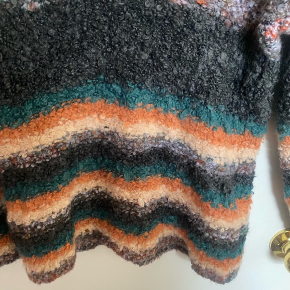 Moth Multicolored Boho Cowl Sweater Size XS - Picture 4 of 4
